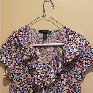 Floral Ralph Lauren shirt size small